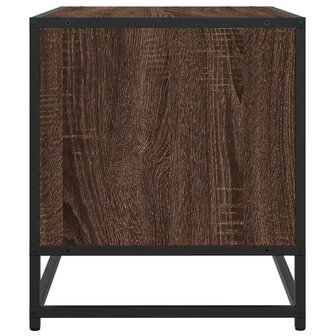 Tv-meubel 91x40x46 cm bewerkt hout metaal bruin eikenkleur 5