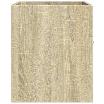 Wastafelkast 80x38,5x46 cm spaanplaat sonoma eikenkleurig 5