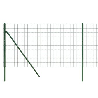 Draadgaashek 0,8x10 m gegalvaniseerd staal groen 4