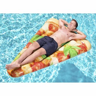 Bestway Ligbed drijvend Pizza Party 188x130 cm 1