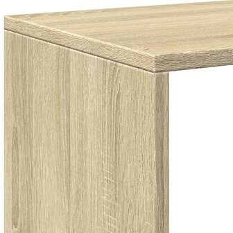 Kamerscherm / boekenkast 131,5x29x131,5 cm hout sonoma eiken 9