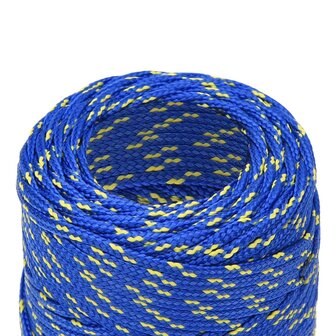 Boottouw 2 mm 50 m polypropyleen blauw 4