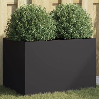 Plantenbak 62x40x39 cm staal zwart 1