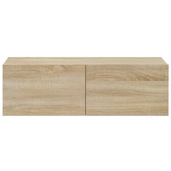 Tv-wandmeubels 4 st 100x30x30 cm sonoma eikenkleurig 5