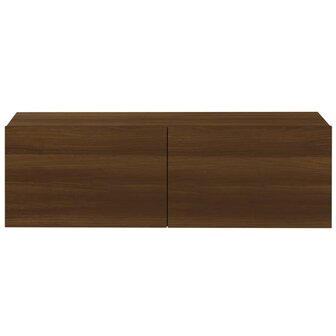 Tv-wandmeubels 4 st 100x30x30 cm bruin eikenkleur 5