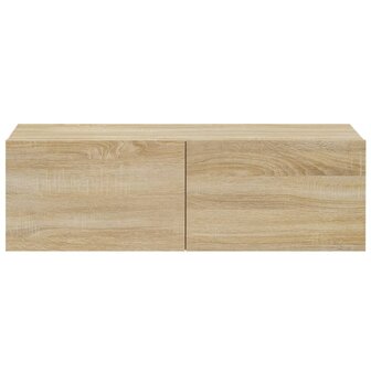 Tv-wandmeubels 2 st 100x30x30 cm hout sonoma eikenkleurig 6