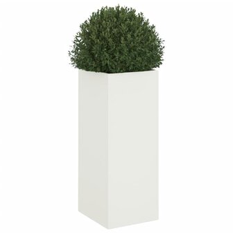 Plantenbak 32x29x75 cm staal wit 4