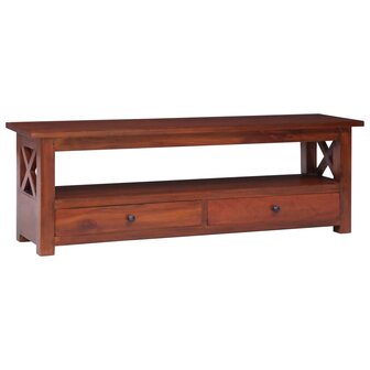 Tv-meubel 115x30x40 cm massief mahoniehout bruin 1