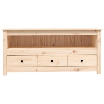 Tv-meubel 114x35x52 cm massief grenenhout 6