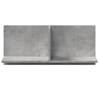 Wandkast 70x16,5x30 cm bewerkt hout betongrijs 4