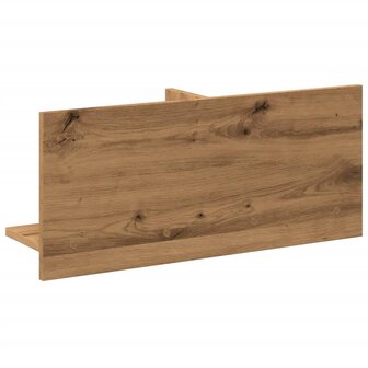 Wandkast 70x16,5x30 cm bewerkt hout artinsanaal eikenkleurig 6