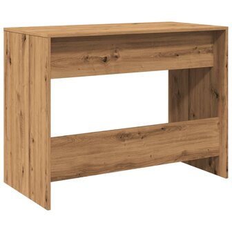 Bureau 101x50x76,5 cm bewerkt hout artisanaal eikenkleur 7