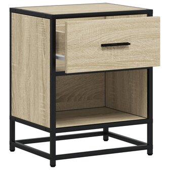 Nachtkastjes 2 st 40x31x50 cm bewerkt hout sonoma eikenkleurig 9