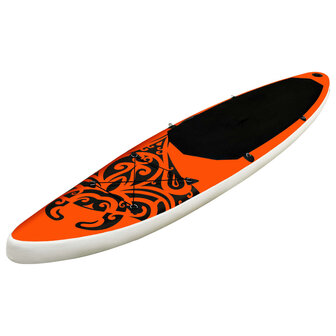 Stand Up Paddleboardset opblaasbaar 366x76x15 cm oranje 2