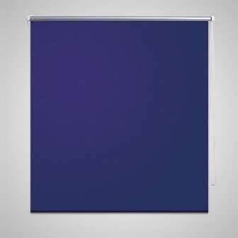 Rolgordijn verduisterend 120 x 175 cm marineblauw 1