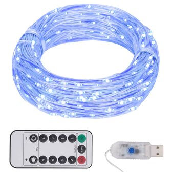 Lichtslinger met 300 LED&amp;apos;s 30 m blauw 1