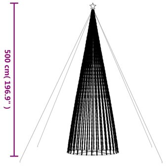 Lichtkegel 1544 warmwitte LED&amp;apos;s 500 cm 11