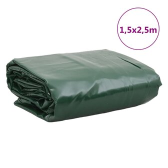 Dekzeil 650 g/m&sup2; 1,5x2,5 m groen 9