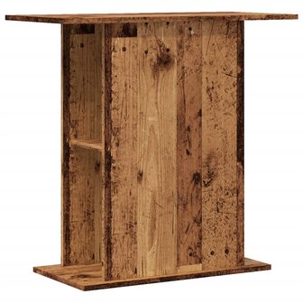 Aquariumstandaard 36x75x72,5 cm bewerkt hout oud houtkleurig 2