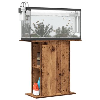 Aquariumstandaard 36x75x72,5 cm bewerkt hout oud houtkleurig 3