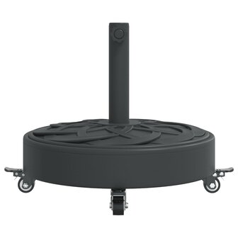 Parasolvoet met wielen voor stok van &Oslash;38 / 48 mm 27 kg rond 4