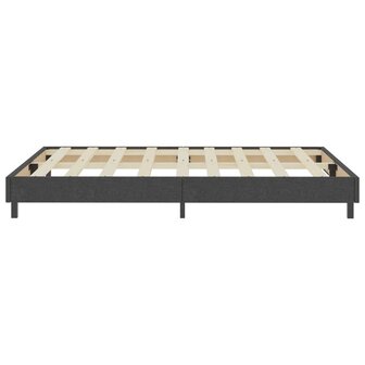 Boxspringframe stof grijs 140x200 cm 5