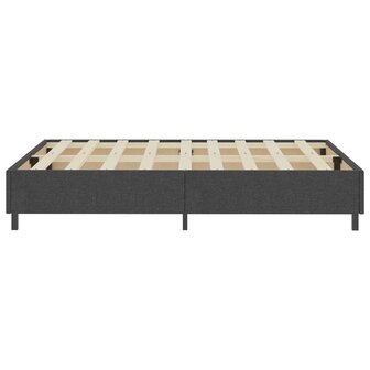 Boxspringframe stof grijs 140x200 cm 5