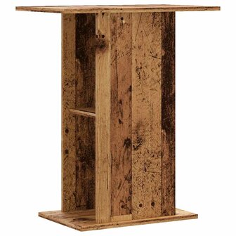 Aquariumstandaard 36x60,5x72,5 cm bewerkt hout oud houtkleurig 6