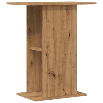 Aquariumstandaard 36x60,5x72,5 cm bewerkt hout artisanaal eiken 2