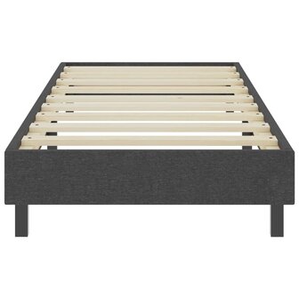 Boxspringframe stof grijs 90x200 cm 4