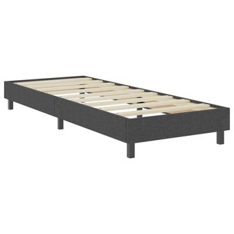 Boxspringframe stof grijs 100x200 cm 3