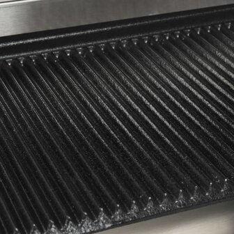 Panini grill gegroefd 1800 W 31x30,5x20 cm roestvrij staal 11