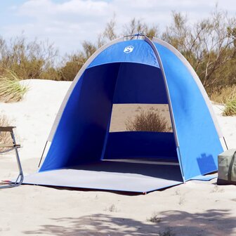 Strandtent 3-persoons waterdicht azuurblauw 1