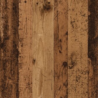 Hangkast 40x31x60 cm bewerkt hout oud houtkleurig 12