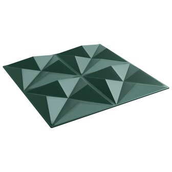 24 st Wandpanelen origami 6 m&sup2; 50x50 cm XPS groen 5