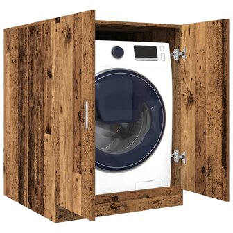 Wasmachinekast 70,5x71,5x91,5 cm oud houtkleurig 1