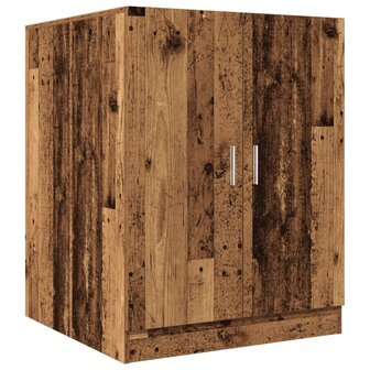 Wasmachinekast 70,5x71,5x91,5 cm oud houtkleurig 2