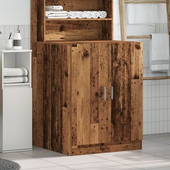 Wasmachinekast 70,5x71,5x91,5 cm oud houtkleurig 3