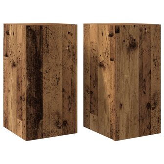 Tv-meubelen 2 st 30,5x30x60 cm bewerkt hout oud houtkleurig 2