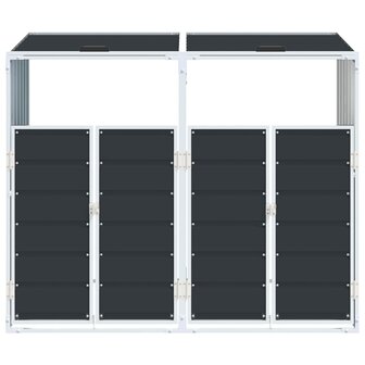 Containerberging voor 2 containers 144x81x113cm staal antraciet 5