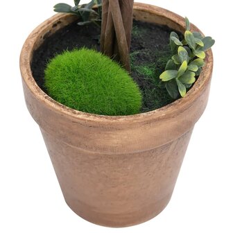 Kunstplanten met pot 2 st buxus bolvorming 41 cm groen 4