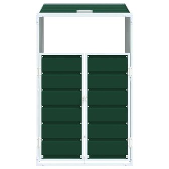 Containerberging voor 1 container 72x81x115 cm staal groen 5