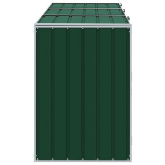 Containerberging voor 3 containers 216x81x115 cm staal groen 6