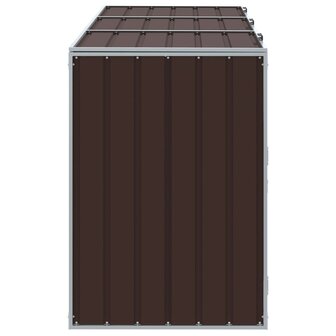 Containerberging voor 3 containers 216x81x115 cm staal bruin 6