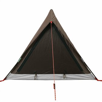 Tent 2-persoons waterdicht bruin 7