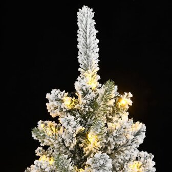 Kunstkerstboom met 300 LED&amp;apos;s en sneeuw 180 cm 6