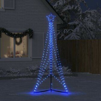 Kerstboomverlichting 483 blauwe LED&amp;apos;s 240 cm 3