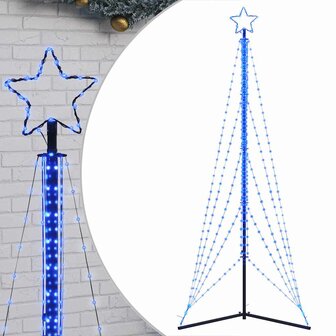 Kerstboomverlichting 525 blauwe LED&amp;apos;s 302 cm 2