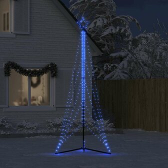 Kerstboomverlichting 525 blauwe LED&amp;apos;s 302 cm 3