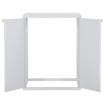 Wasmachinekast 68,5x64,5x88 cm PVC wit 3